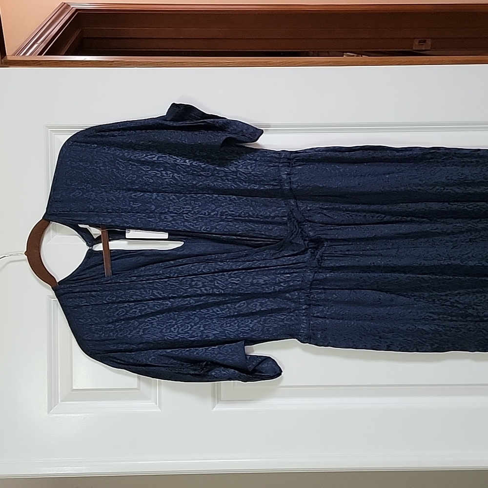 NWT Maeve by Anthropology Navy Blue Jumpsuit